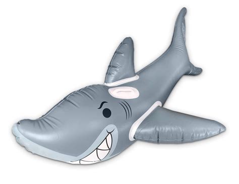 Playtek Toys Shark Inflatable Pool Float W Handle