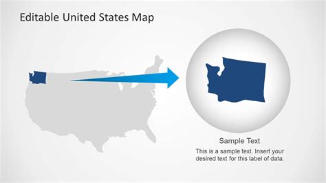 United States Map Template For Powerpoint Slidemodel