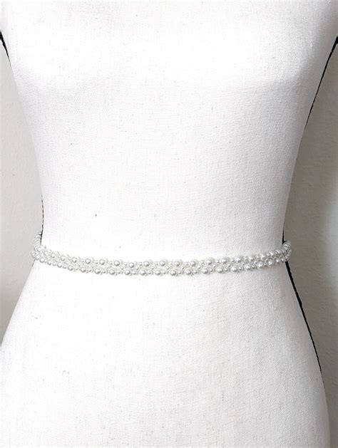 Pearl Belt For Wedding Dress Bridal Belt Wedding Accessories Etsy