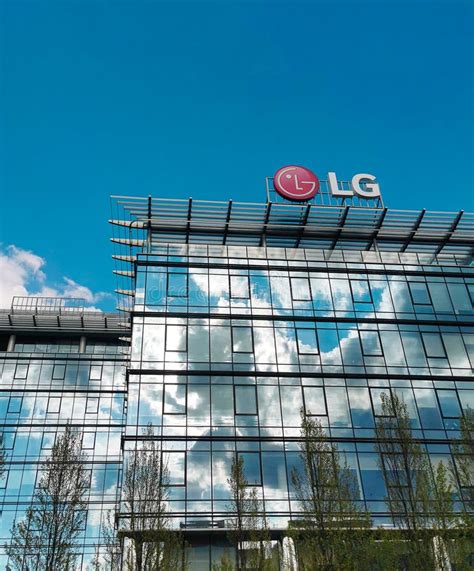 Logo Of Lg Company On Top Of Building In Warsaw Editorial Stock Photo