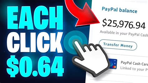 Get Paid 064 Per Click Free Paypal Money How To Make Money Online