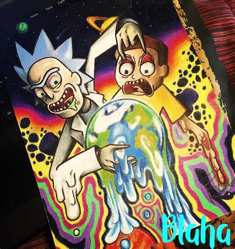 Fantastic Ideas Rick And Morty Drawings Trippy Mariam Finlayson