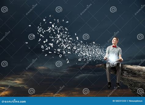 My Hobby Is Reading Stock Image Image Of Idea Mind 50231333