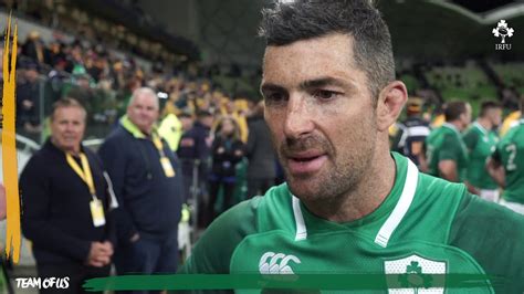 Ireland Down Under Rob Kearney Delighted With Collective Effort In
