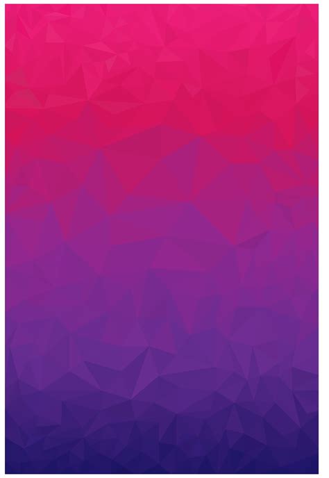 Low Poly Design Featuring A Gradient From Dark Blue To Pink Oneplus