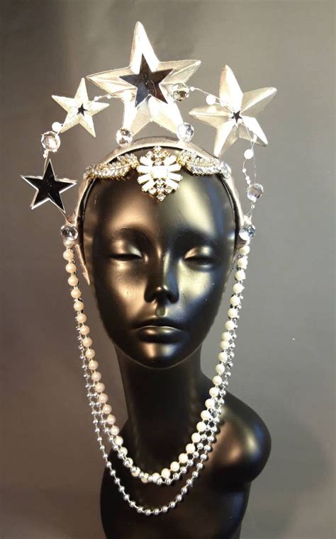 Star Headband Star Headdress Celestial Headpiece New Years Eve Etsy