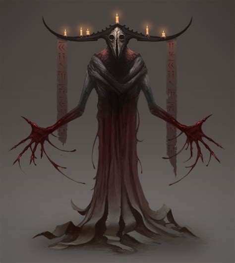 on deviantart demon art monster concept art dark