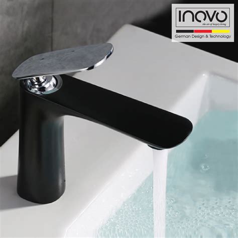 Inovo Allure Bathroom Sink Faucet Tap In Black Inovo Singapore