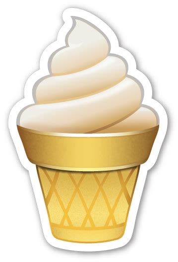 Soft Ice Cream Emojis Para Whatsapp Emoticonos Emojis