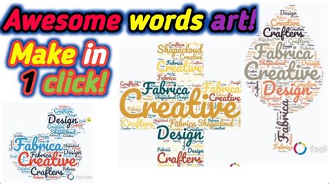 How To Create Word Art Design Word Art Design Word Art Design