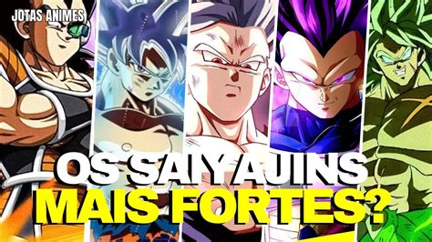 Saiyajins Mais Fortes Na Fraquia De Dragon Ball Youtube