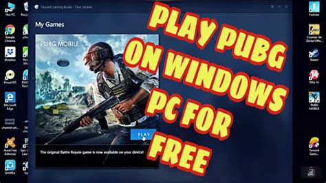 Play Pubg On Pc Windows 7 8 And 10 Tencent Gaming Buddy Youtube