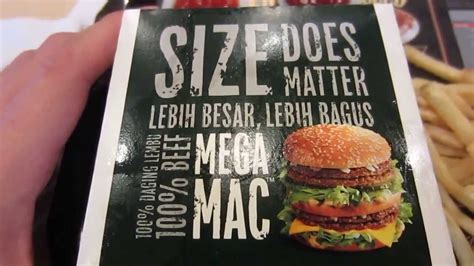 The world and economy are forever changing. THE Mega Mac - Size does matter | McDonald's Malaysia ...