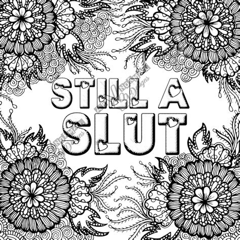 Funny Adult Coloring Page Rude Coloring Instant Digital Etsy Denmark