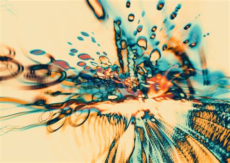Modern Abstract Motioncolorful Blurred Blots Stock Illustration
