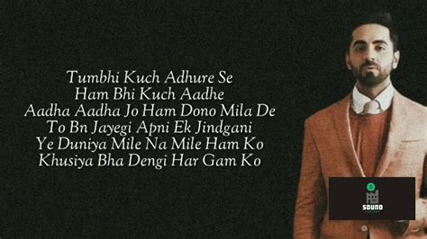 Mere Liye Tum Kaafi Ho Lyrics — Shubh Mangal Zyada Saavdhan Sound
