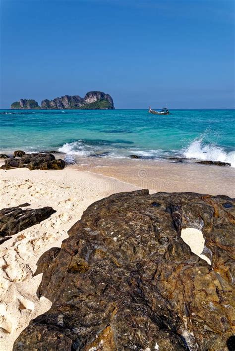 Travel Destination Ko Poda Island Krabi Thailand Stock Image