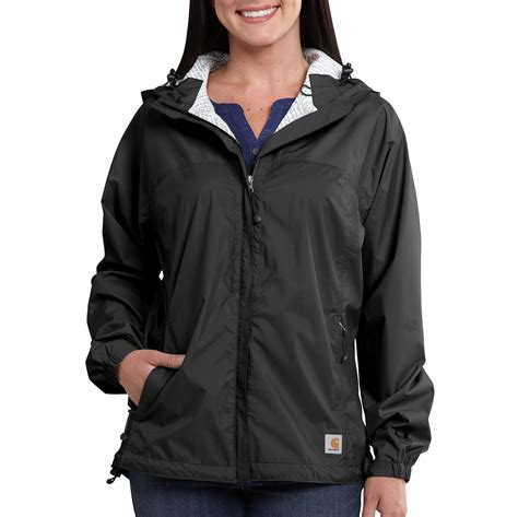 Carhartt Womensmountrail Jacket 101111 Black Jackets Rain Jacket