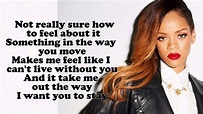 Rihanna - Stay Lyrics On Screen - YouTube