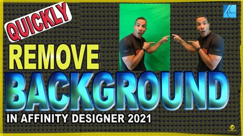 How Quickly To Remove A Background In Affinity Designer 2021 Youtube