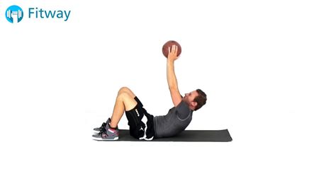 How To Do Medicine Ball Crunch Overhead Ab Workout Exercise Youtube