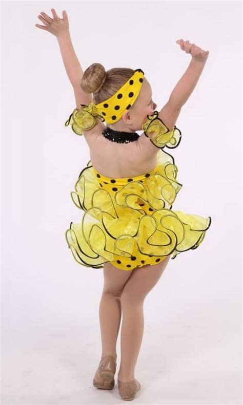 Kinetic Creations Yellow Dot Bikini Dance Costumes And Studio Uniforms