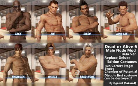 Doa6 Male Nude Mod Beta Dead Or Alive 6 Loverslab