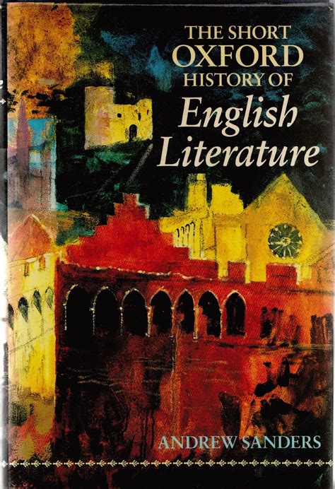 The Short Oxford History Of English Literature Books N Bobs