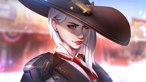 Ashe Overwatch 4k 201 Wallpaper Pc Desktop