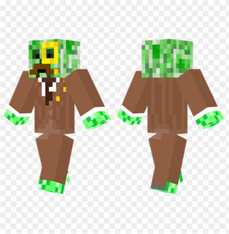 Minecraft Skins Gentleman Creeper Skin Png Image With Transparent