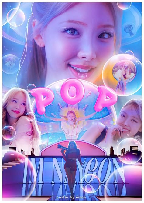 Twice Nayeonsolo Kpop Pop Poster Posterdesign Emon Cyber Aesthetic Pastel Aesthetic