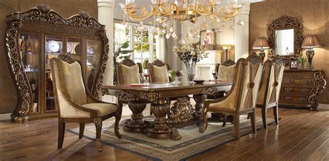 Hd 8011 Homey Design Dining Room Set Victorian European And Classic Design