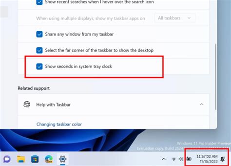 How To Show Seconds In Windows 11 Taskbar Clock