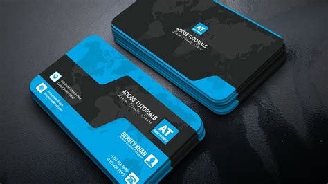 Most would rather give out a twitter handle than take the time to create a truly personal, physical not anymore though, since you've just learned how to design and showcase a business card from start to finish! Adobe Illustrator Tutorial | Black Sky Theme Business Card ...