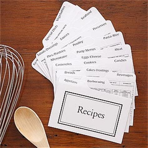 Maybe you would like to learn more about one of these? Recipe Card Box Divider Set - 3x5 - For The Home