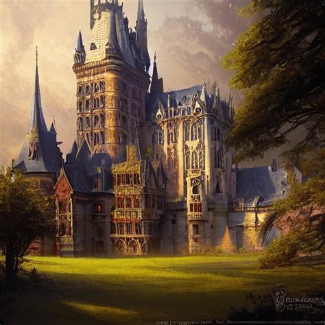 Artstation Gothic Revival Architectural Style Castles