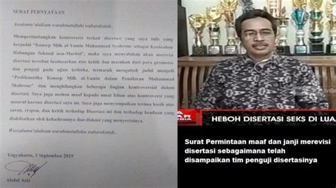 Disertasi Zina Itu Halal Ini Penjelasan Promotor Dan Direktur Hot Sex