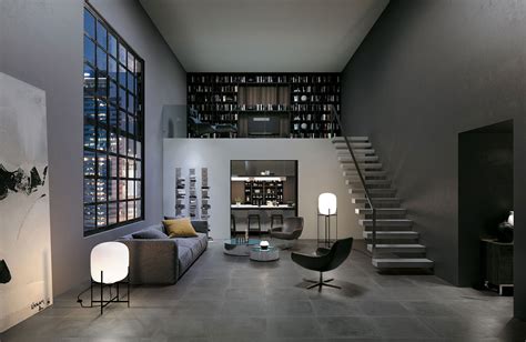 Black is famously versatile, eternally fashionable, and immediately makes any room feel more modern. Dark Grey Living Room Tiles | Ceramic Antracite Tiles for ...