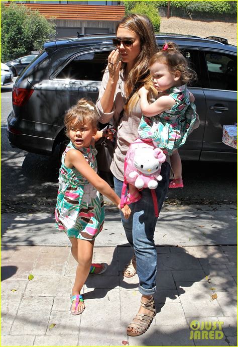 Jessica Alba Honor And Haven Wear Matching Outfits Photo 2923174 Cash Warren Celebrity