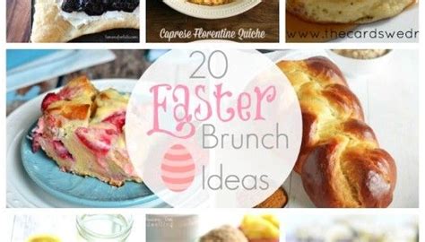 20 Easter Brunch Ideas Link Party Features Yummy Easter Desserts