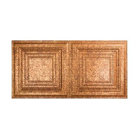 Make your ceiling a showpiece with decorative ceiling tiles! Fasade Traditional 3 - 2 ft. x 4 ft. Glue-up Ceiling Tile ...