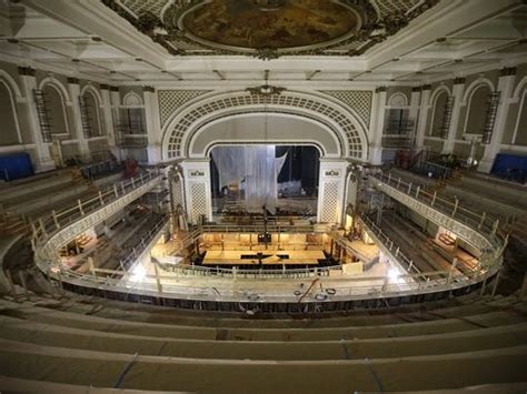 A historic renovation revives spectacular cincinnati music hall. Music Hall rehab moves into finishing touches