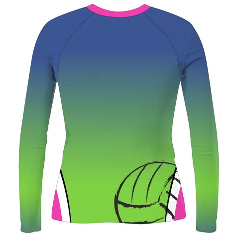 Women´s Custom Sublimated Volleyball Jersey L Sleeve Striker