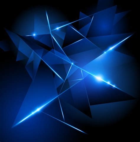 Dark Blue Hi Tech Abstract Background Vector 02