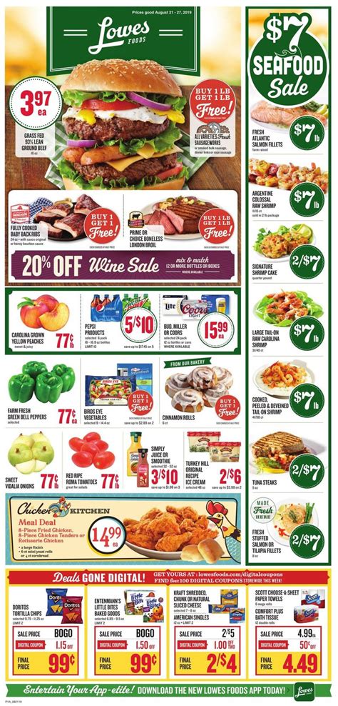 Lowes Foods Current Weekly Ad 0821 08272019 Frequent