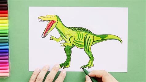 How To Draw Baryonyx Jurassic World Youtube