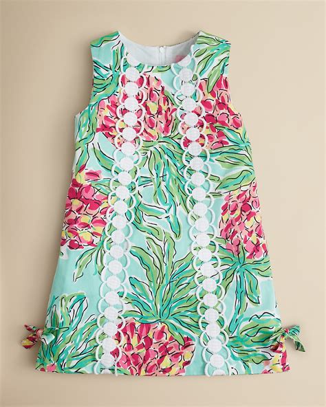 Lilly Pulitzer Girls Little Lilly Classic Shift Dress Sizes 7 10