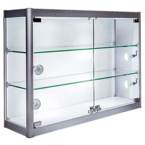 Aluminium And Glass Wall Mounted Shop Cabinet Shop Fittings Supplies And Slatwall Uni Shop