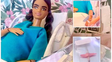 Diy Barbie Iv Needle Doll Hospital For Pregnant Barbie Youtube