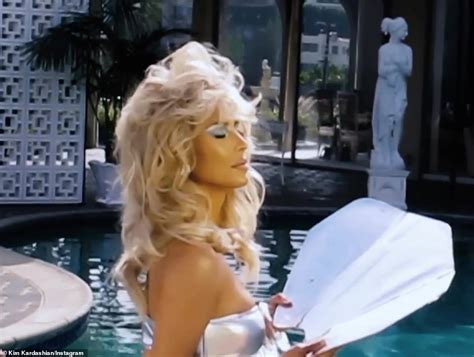 kim kardashian brings back the 80s in very sexy skims swimwear ad daily mail online